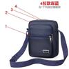 Bolsa Transversal Masculina Atacado Transfronteiriço Impermeável e Resistente ao Desgaste Porta-Moedas Mochila Fashion com Múltiplos Zíperes Bolsa de Ombro para Viagem de Negócios