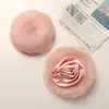 Estilo Nacional de Moda y Exquisito Malla de Satén Borde Quemado Rosa DIY Accesorios para el Cabello Hechos a Mano Ramillete Accesorios para Ropa