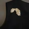 Broche de Espiga de Trigo de Lujo Ligero Estilo Francés Lujo de Gama Alta Moda para Abrigo Accesorio Elegante para Traje Flor de Sol para Eventos
