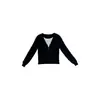 Cardigã de Tricô de Manga Longa Yuyi para Mulheres, Novo Estilo Outono, Treze Linhas de Guangzhou, Emagrecedor, Patchwork, Blusa Falsa de Duas Peças 70085