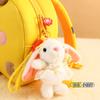 Llavero de conejito de peluche, colgante para bolso, bonito adorno para muñeca, muñeca de dibujos animados de alta calidad, pequeños regalos al por mayor