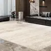 Tapete Sala de Estar 2026 Novo Italiano Luxo Leve Sensação de Alto Padrão Impermeável Sem Lavagem Limpável Tapete de Chão Espessado Quarto Tapete ao Lado da Cama