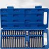 Juego de herramientas Juego completo de herramientas de reparación de automóviles Juego de cabezales de lote Juego de combinación de flor de ciruelo de estrella Juego de 40 piezas estriadas Tipo flor Tirador
