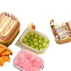 Caja de picnic desechable para salidas de primavera, caja de embalaje para cortar frutas al aire libre, lonchera, caja de camping, lonchera ligera para sushi de frutas