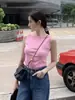 Chaleco de Punto sin Mangas Negro para Mujer Verano Nuevo Estilo Coreano Ajustado Adelgazante Color Sólido Ropa Exterior Top Camisola sin Espalda