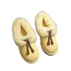 Pantuflas peludas de suela gruesa para mujer, nuevo modelo 2026 otoño e invierno, para exteriores, antideslizantes, slip-on, forradas de felpa, cálidas, de algodón