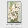 Nova Pintura Decorativa de Mesa para Quarto com Garça Chinesa Estilo Vintage para Parede de Fundo de Sofá na Sala de Estar Sensação de Alto Padrão Pintura de Pendurar