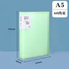 Páginas insertables transparentes para carpetas de documentos, libro de almacenamiento clasificado engrosado impermeable multicapa A5 para informes de examen de embarazo y formularios de examen