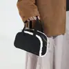 Bolsa de Pelúcia Retrô com Textura de Nicho para Mulheres Nova Coleção Outono/Inverno 2025 Bolsa Transversal Simples Moda Bolsinha de Ombro de Pelúcia