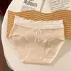 Ropa interior para mujer, Algodón puro, Algodón para niñas, Antibacteriana Grado 10A, Categoría A, Algodón para bebé, Entrepierna extendida, Bragas de cadera media para mujer