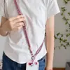 Lanyard Desmontable Creativo Nuevo de Doble Propósito, Correa Cruzada, Colgante de Flor Ins de Dibujos Animados, Duradero