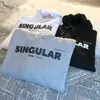 Sudadera con capucha de punto grueso para otoño e invierno, estilo coreano, holgada, casual, oversize, abrigo