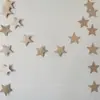 Guirlanda de Papel Redonda com Glitter Espelhado de 4m de Comprimento Decoração de Festa de Aniversário Fio de Papel Redondo Guirlanda de Papel Redondo Rose Gold