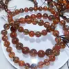 Pulsera de Cristal para Techo Super Siete Oro Negro, Pulsera de Cuarzo Super Siete Lisa Tipo Cabello al por Mayor