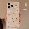 Adecuado para Apple 18Promax Pegatinas Divertidas de Cachorros de Dibujos Animados para Teléfonos iPhone y Android, Estuche Blando y Duro Personalización Cómica