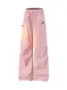 Pantalones de Dopamina de Jack Corte Holgado Estilo Boyfriend Frescos Secado Rápido Pantalones de Paracaídas Verano Casual para Hombre Pantalones Rectos