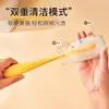 Cepillo para tazas, herramienta de limpieza para tazas de agua, cepillo multifuncional de mango largo cuatro en uno para tapas de termos, cepillo de esponja limpiador para eliminar manchas del hogar