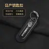Chaveiro de Carro BMW Mercedes-Benz Audi Fibra de Carbono Real Metal Logo Pingente Decorativo de Chave Corrente de Chaveiro para Homens e Mulheres