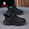 Sapatos Infantis Bobodou Meninos Meninas Botão Giratório Preto Sapatos Esportivos Primavera e Outono Novos Malha Respirável Sapatos Infantis