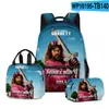 Mochila Escolar 3D de Filme Novo Mochila Lancheira Estojo Conjunto de Três Peças
