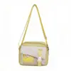 Bolsa pequena estilo coreano para meninas, casual e leve, feita de tecido de nylon, perfeita para o uso diário, uma bolsa transversal fofa e versátil para estudantes