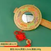 Colgante de Puerta para el Hogar de Latón al por Mayor Espejo Convexo y Cóncavo Bagua Espejo Bagua de Cobre Brújula Colgante de Ventana Espejo Bagua Jiugong