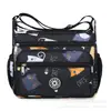 Bolso Cruzado Casual, Bolso Multicapa, Bolso Grande de Tela Oxford para Madre, Mochila para Personas de Mediana Edad, Bolso Cruzado de Lona para Teléfono Móvil