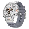 Para Samsung Galaxy Watch Ultra7 47mm correa funcional deportiva de grano de cabeza de caucho de flúor