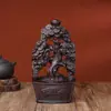 Adornos de Árbol de Cabello Tallados en Palo de Rosa, Decoraciones para el Hogar, Regalos de Inauguración de Tienda, Artesanías de Madera para Casa Nueva