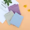 Procesamiento y Personalización de Ropa Interior de Algodón Puro de 40 Hilos para Mujer, Bragas de Talle Medio para Mujer Talla Grande, Ropa Interior Transpirable de Color Puro Transfronteriza