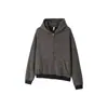 Sudadera con Capucha Rayada Tipo Terciopelo de Peso Pesado para Hombres y Mujeres, Chaqueta de Punto con Cremallera Cleanfit Invierno 2025 Chaqueta de Pareja