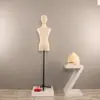 Maniquí de Tienda de Ropa Exhibición de Ventana Maniquí Femenino de Medio Cuerpo Accesorios Maniquí de Enseñanza Modelo de Exhibición para Ropa Femenina Busto Pequeño
