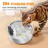 Dispensador de Água para Pets Philidi 12L Aço Inoxidável 304 Dispensador de Água com Fluxo Circulante Automático para Gatos e Cachorros Dispensador de Água Inteligente