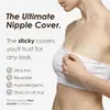 Venda Quente Almofada de Leite Sólida Sem Cola Silicone Autoadesivo Protetor de Mamilo Silicone Invisível Fino para Vestidos Anti-Exposição Leite