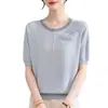Suéter de Punto de Moda para Mamás, Reduce la Edad, Estilo de Primavera y Otoño 2025, Nuevo Estilo de Primavera y Otoño para Mujeres de Mediana Edad y Mayores, Elegante Top con Cuello Solapa