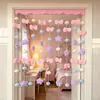 Cortina de Partição de Quarto Paralelo Estrela Roxa Cortina de Pendurar Cortina de Boneca Brinquedo Cortina Meia Cortina Cortina Decorativa de Celebridade da Internet Cortina de Porta de Dormitório de Meninas