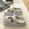 Sandalias de Playa Lindas para Vacaciones en la Costa, Zuecos de Verano Eva Antideslizantes de Suela Gruesa que Aumentan la Altura para Mujeres al por Mayor