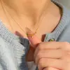 Collar de espiga de trigo en forma de corazón para mujer, diseño de nicho estilo ins, nuevo estilo chino, lujo ligero, versátil, cadena para la clavícula única y a la moda, regalo
