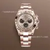 Comercio Electrónico Transfronterizo Popular Daytona Tres Ojos Seis Pines Reloj Mecánico Cronógrafo Multifunción Luminoso Acero Inoxidable Correa Calendario
