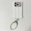 Estilo ins cubo de nuvem tridimensional adequado para capa de celular iPhone 17promax bolsa feminina Apple 16p