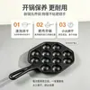 Fornecimento de Fábrica Panela de Ferro Fundido para Takoyaki Doméstica Antiaderente Sem Revestimento Assadeira Molde para Ovos de Codorna Bandeja de Assar Almôndegas