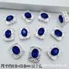 Caja Mágica Rectangular Circonita Agujeros Múltiples Pulsera de Cuentas Hecha a Mano DIY Collar Accesorios para Joyería Cuentas Espaciadoras de Moda Nuevo Estilo