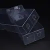 Caja de PVC transparente de cielo y tierra con impresión cuadrada de PET para nido de pájaro, tapa superior e inferior, pegamento de pescado, caja de embalaje de plástico
