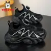 Babu Dou Botón Giratorio Zapatillas de Malla Hueca Nuevas para Niñas Zapatillas con Perilla para Niños Zapatillas de Correr para Niños