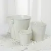 Cubos de estaño rústicos, adornos, dulces, hogar, balcón, maceta, lata, maceta para suculentas, decoración de escritorio, maceta de estilo rústico
