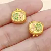Contas Espaçadoras de Liga Estilo Chinês Sorte e Fortuna com Caractere "Fu", Lótus, Nó Chinês, Lingote de Ouro, Repolho Acessórios para Joias DIY Atacado