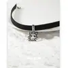 Lujo Ligero Nicho Estilo Dulce-Fresco Moda Nuevo Personalizado Gargantilla de Gato Cuero Cadena de Cuello Simple para Mujer