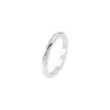Diseño Casual Anillo de Unión Cerrada Patrón Hueso de Serpiente Círculo Liso Anillo para Dedo Índice Diseño de Nicho para Mujer Anillo de Gama Alta Venta al por Mayor
