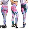 Primavera y verano 2021 Amazon Wish Europa y Estados Unidos nuevos pantalones ajustados estampados pantalones de yoga 9 colores 8 tallas en stock