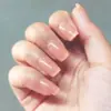 Unhas Vestíveis de Tamanho para Manicure, Unhas Prontas, Unhas Pré-Fabricadas, Unhas Blush, 30 Adesivos, Unhas Postiças Feitas à Mão, Unhas de Selagem